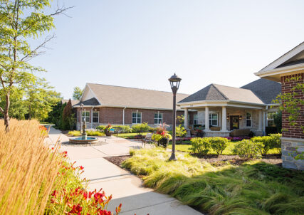 Exterior front walkway