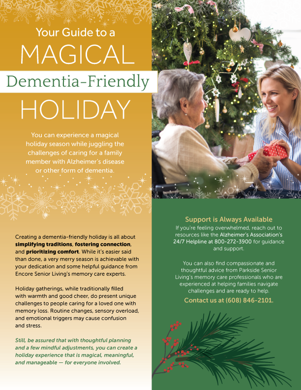 Dementia-friendly holiday tips